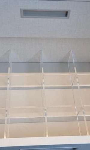 divisórias de gavetas acrílico divisórias de gavetas acrílico