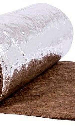 Lã de rocha aluminizada Lã de rocha aluminizada