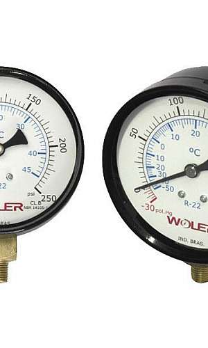 Manômetro valor Manômetro valor